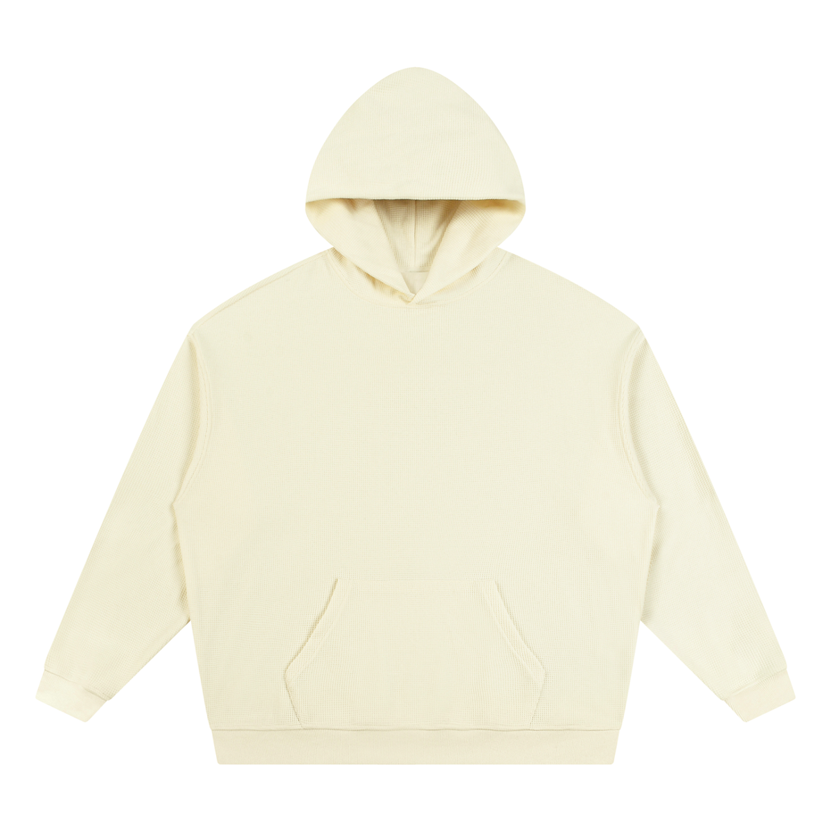 Unisex Waffle Oversized Hoodie