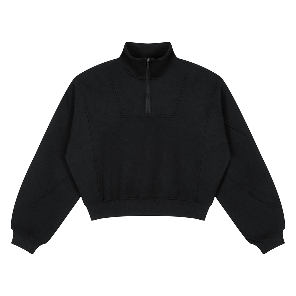 Women’s Loose Fleece Quarter-Zip Sweatshirt