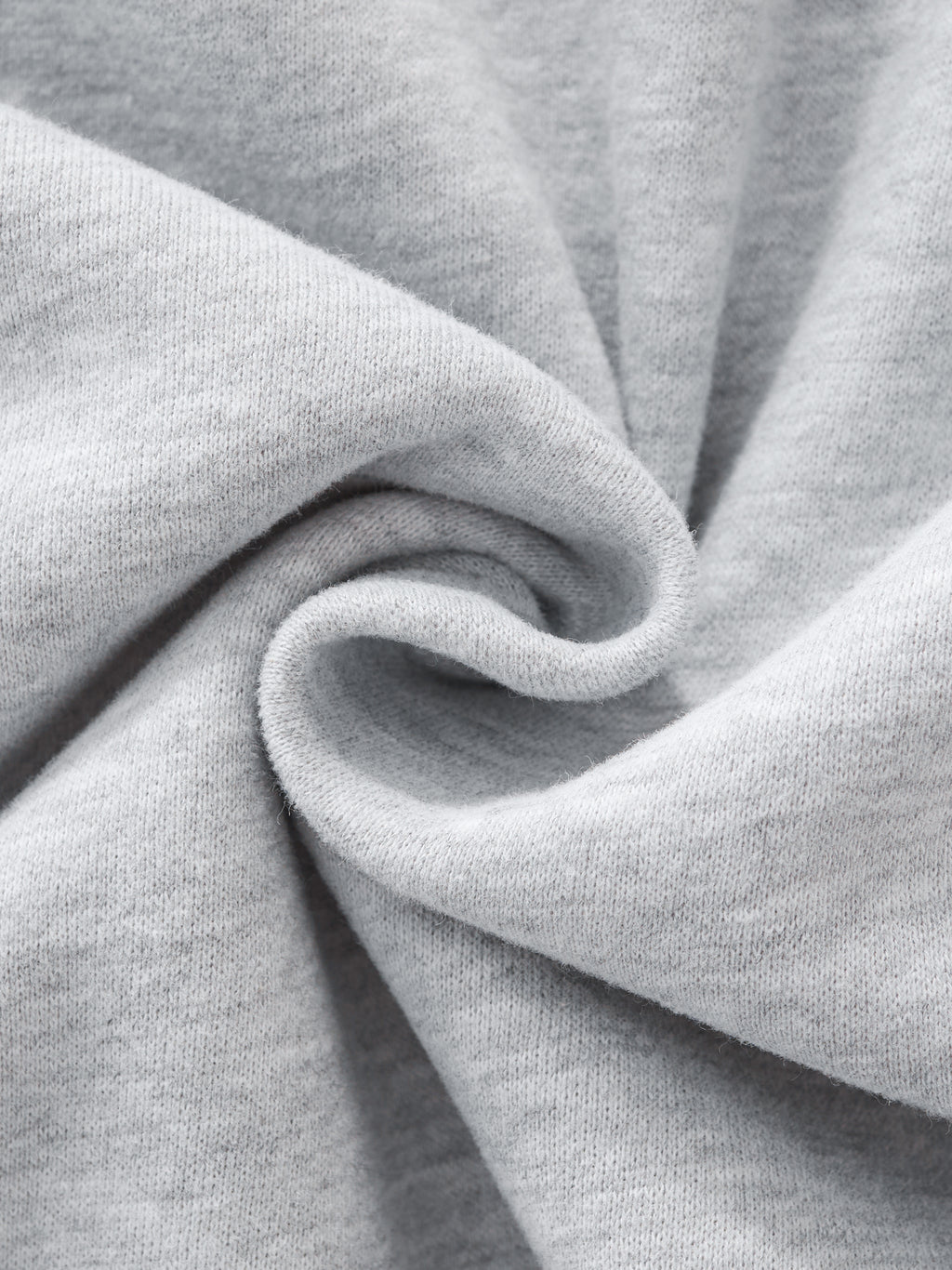 Contrast-Stitched Boxy Fleece Zip Hoodie