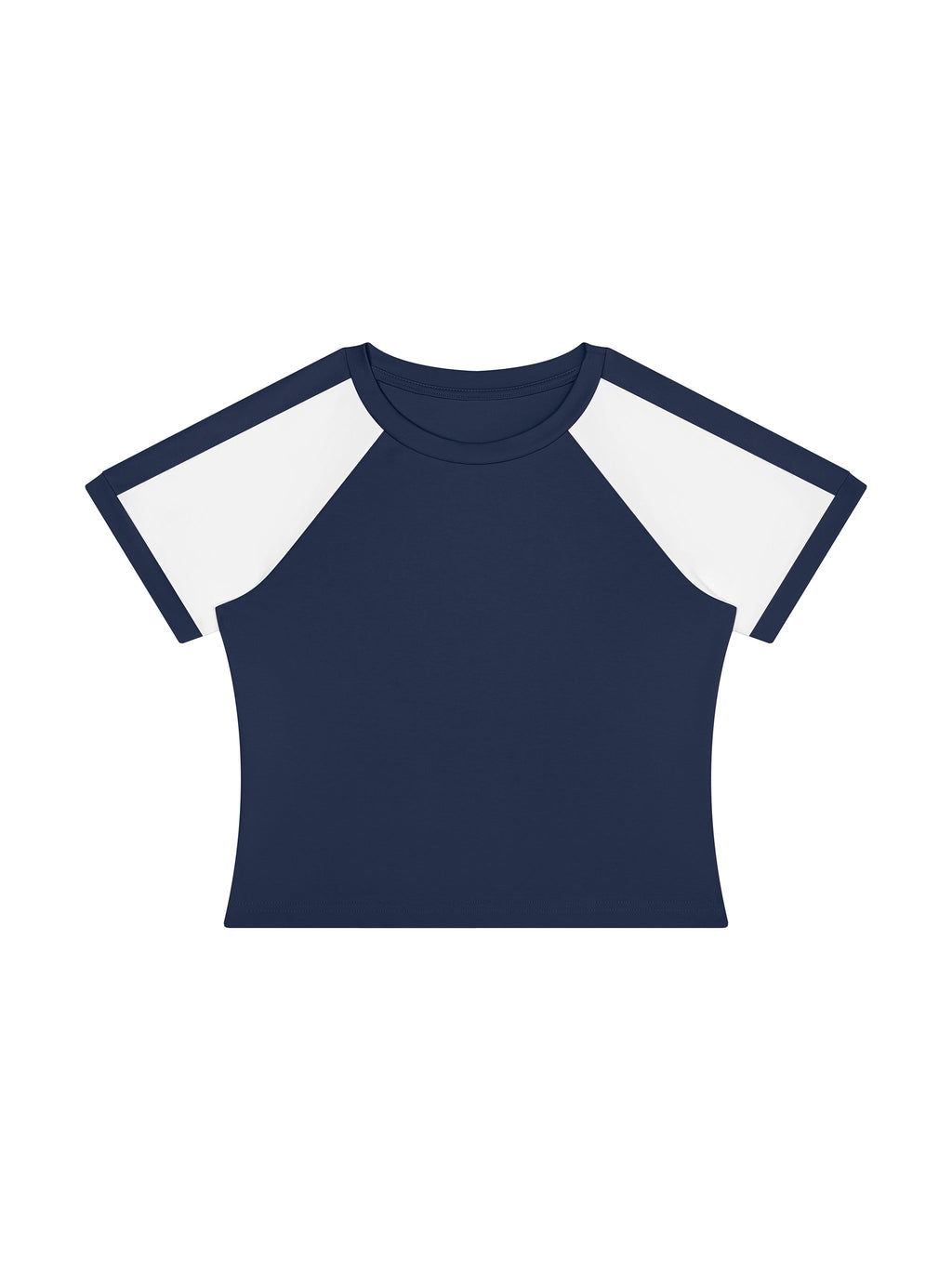 Women’s Slim Raglan Color Block T-Shirt