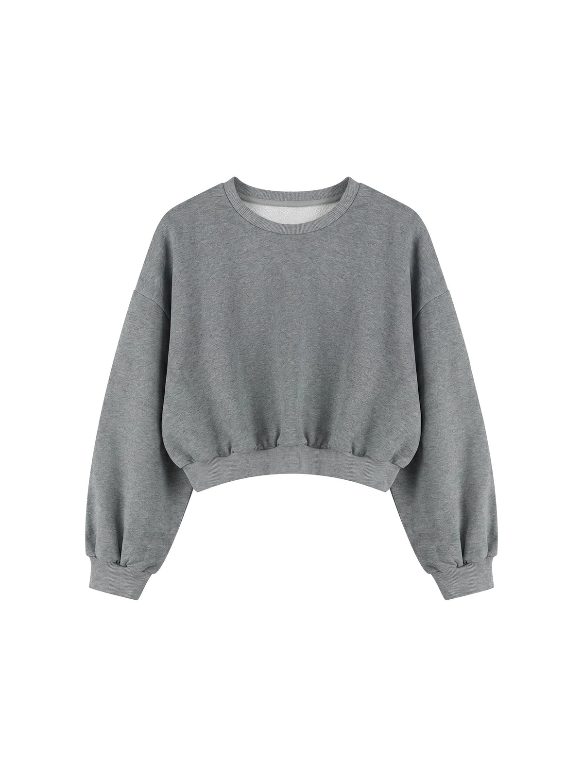 Women's Boxy Cropped Crewneck Sweatshirt
