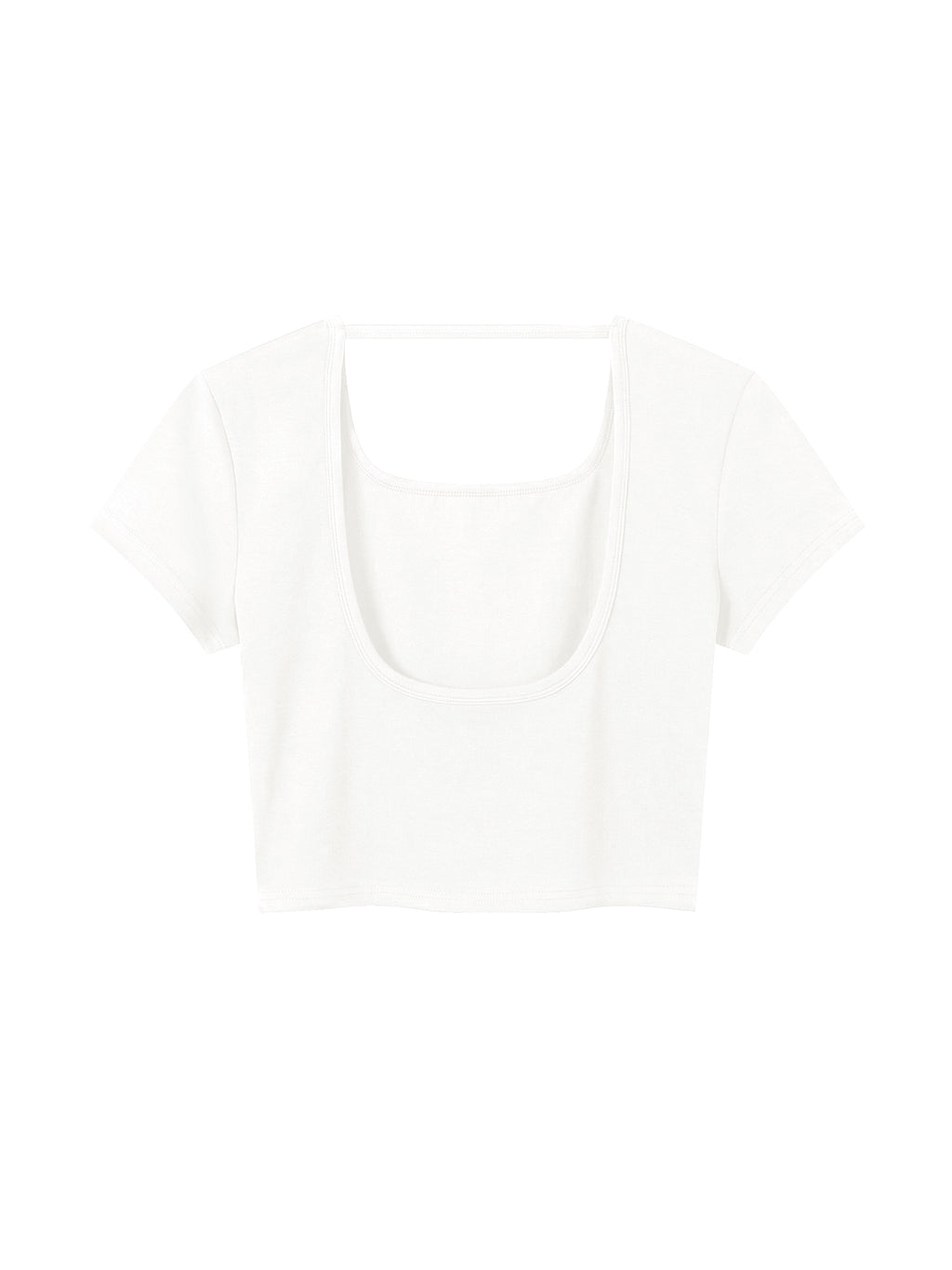Women's Square Neck Crop T-Shirt