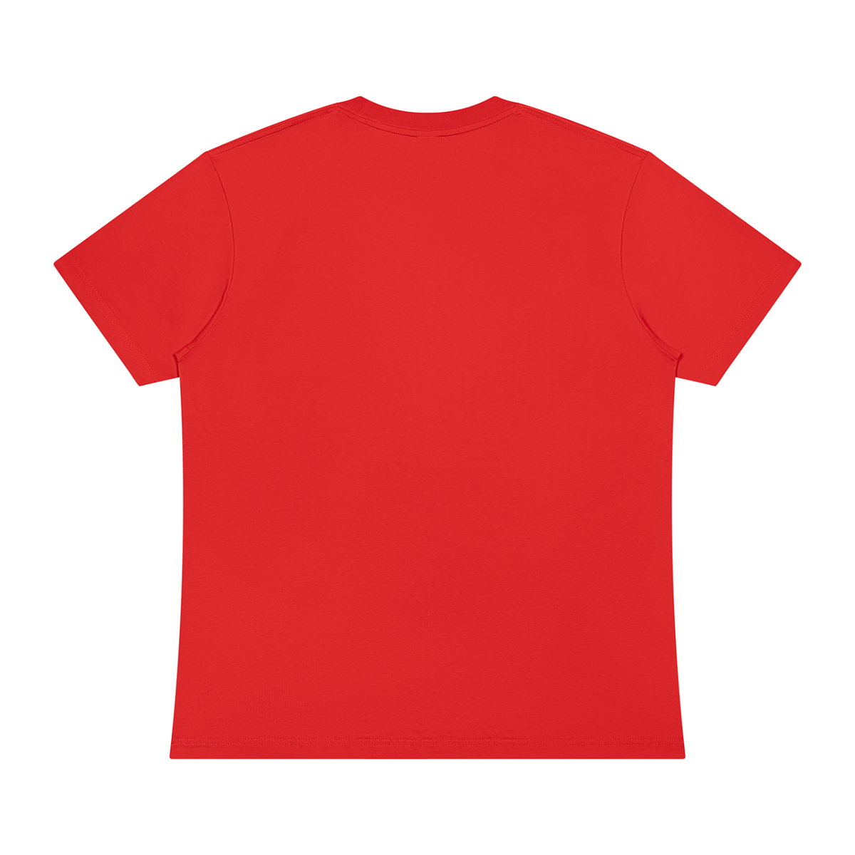Off Script Sorona Crewneck T-Shirt - Red back view