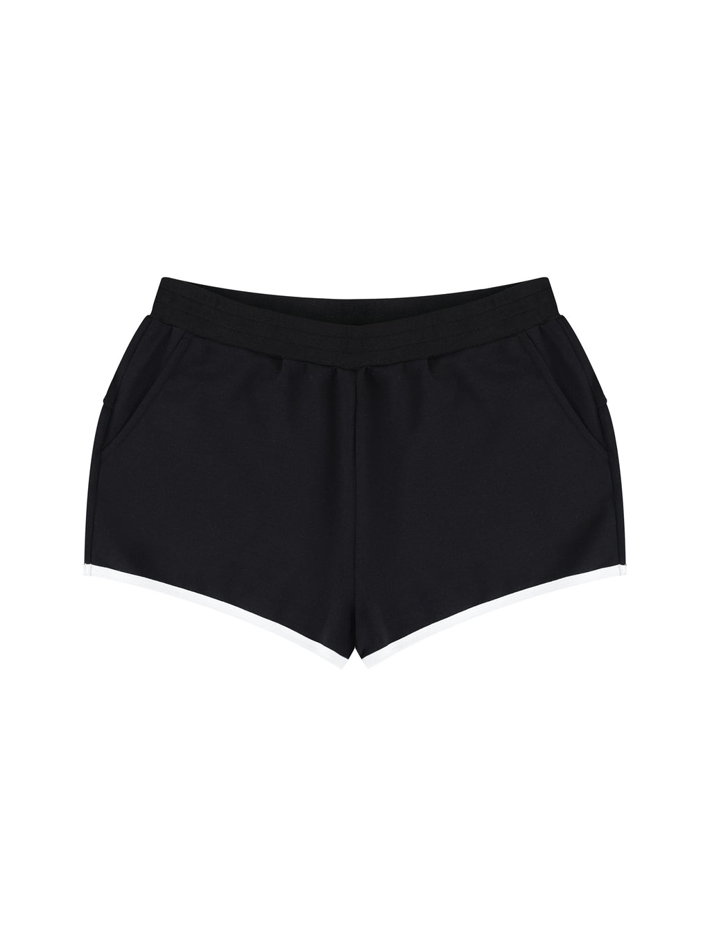 Women’s Retro Contrast Binding Shorts