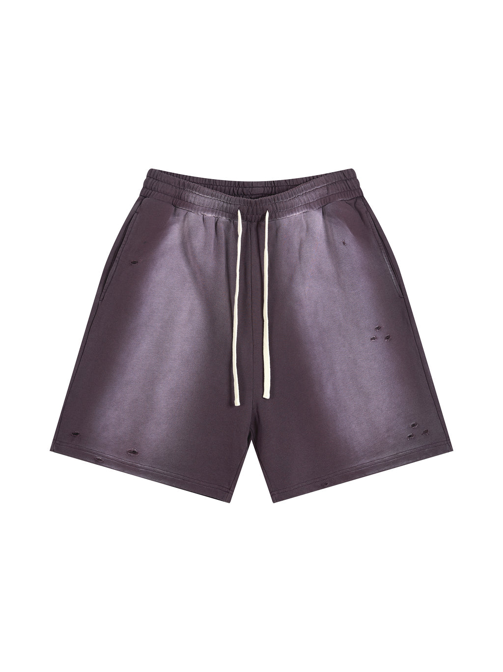 Sun-Faded Distressed Shorts