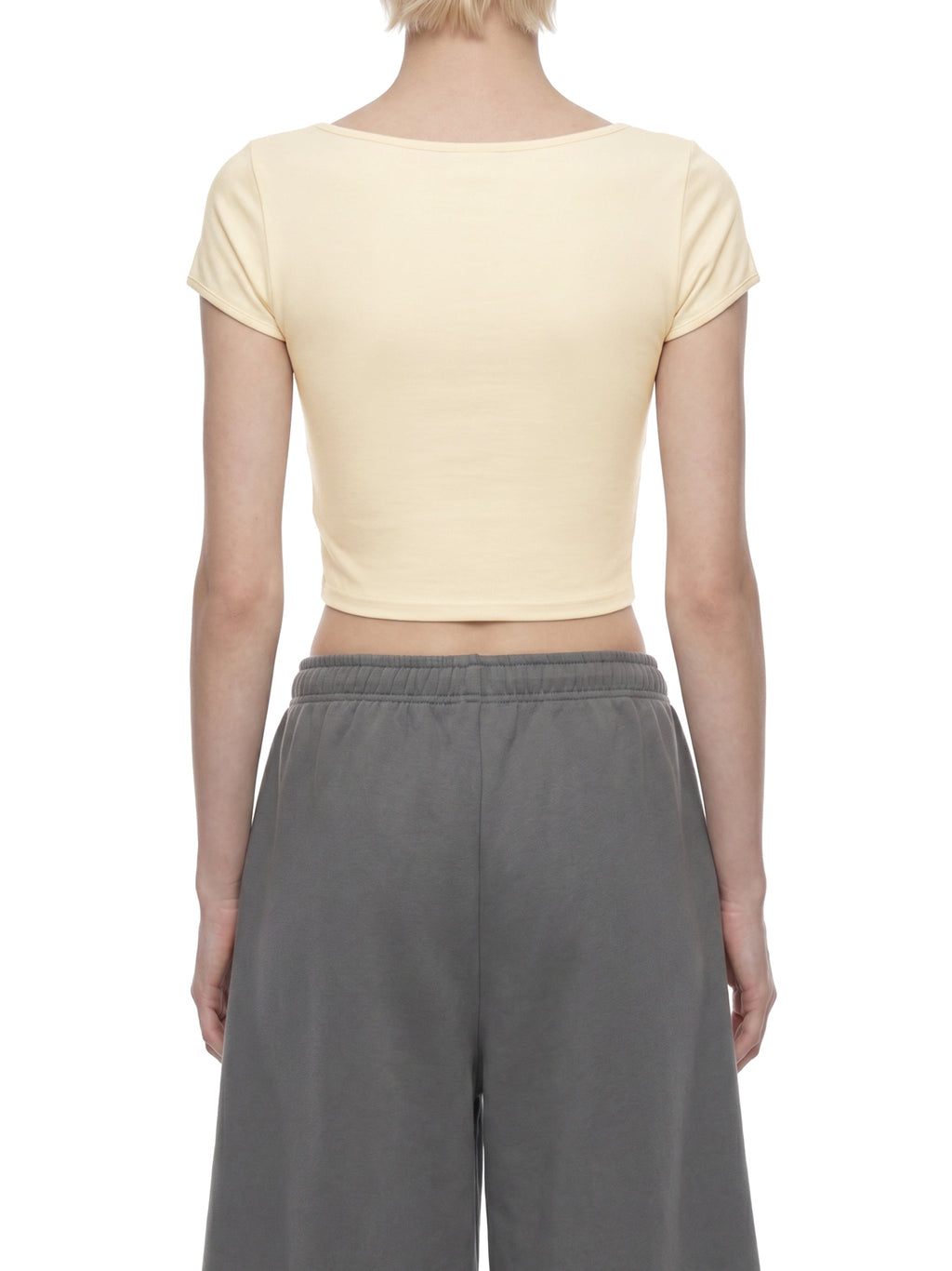Women's Slim Cap Sleeve Crop T-Shirt