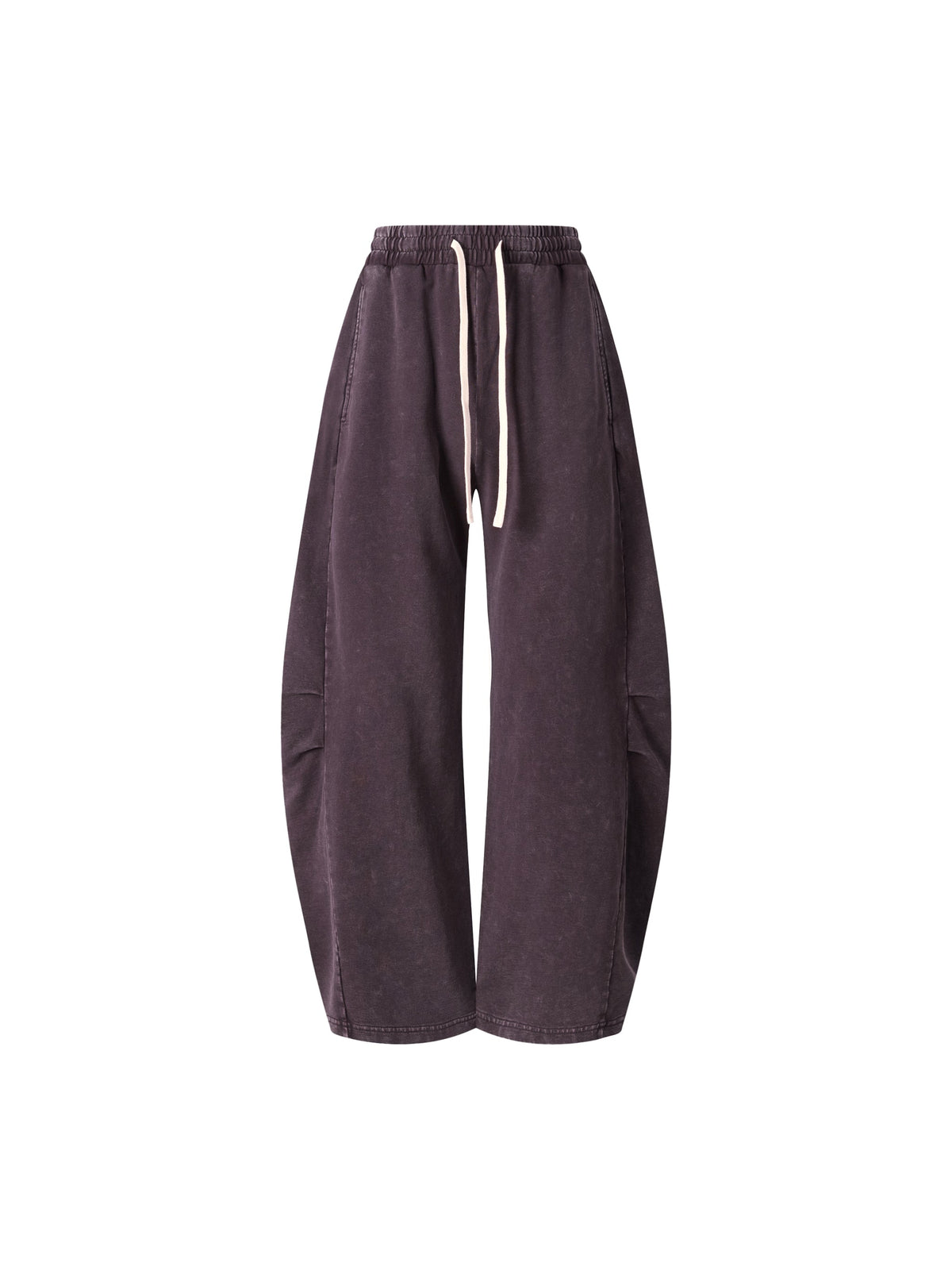 Unisex Mineral Wash Barrel Leg Pants