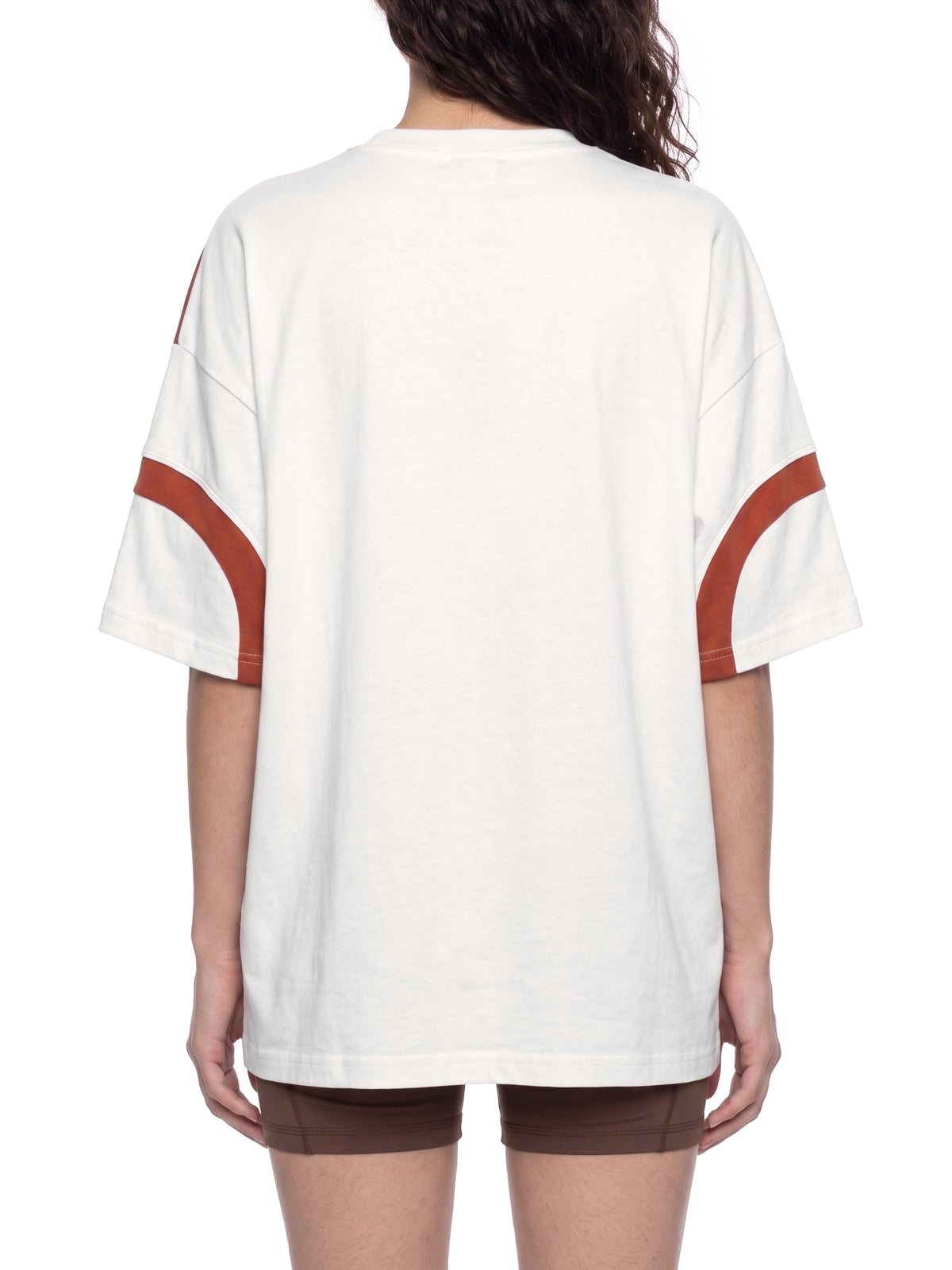 Unisex Colour Block V-Neck T-Shirt