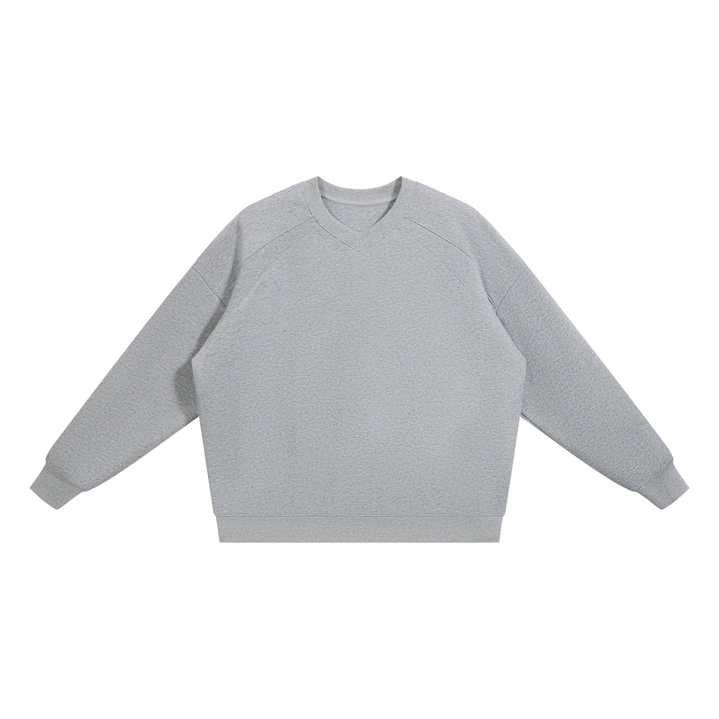 Unisex Oversized V-Neck Sweatshirt
