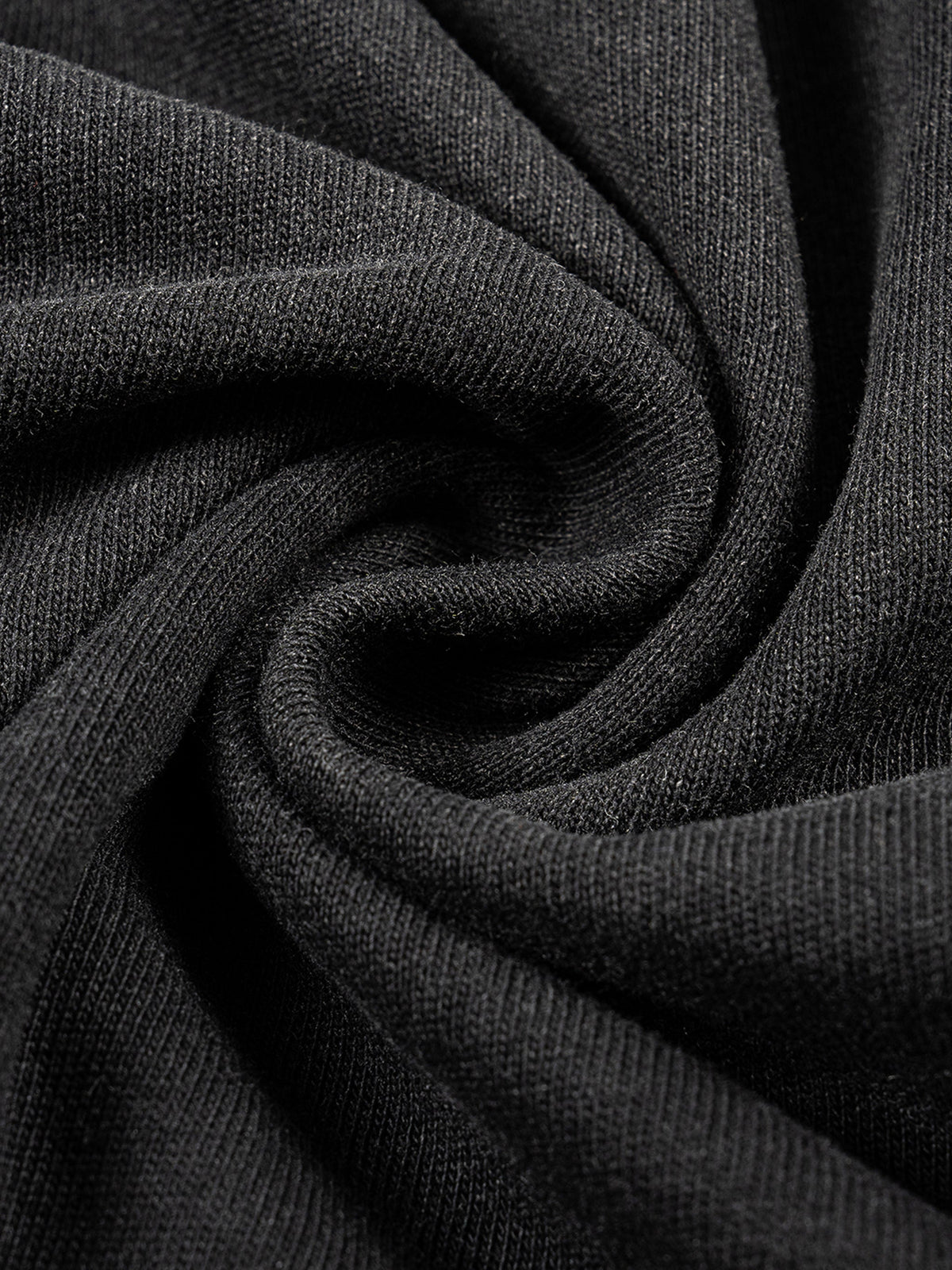 Unisex sunfade hand-frayed faux two-piece long-sleeve T-shirt detail view