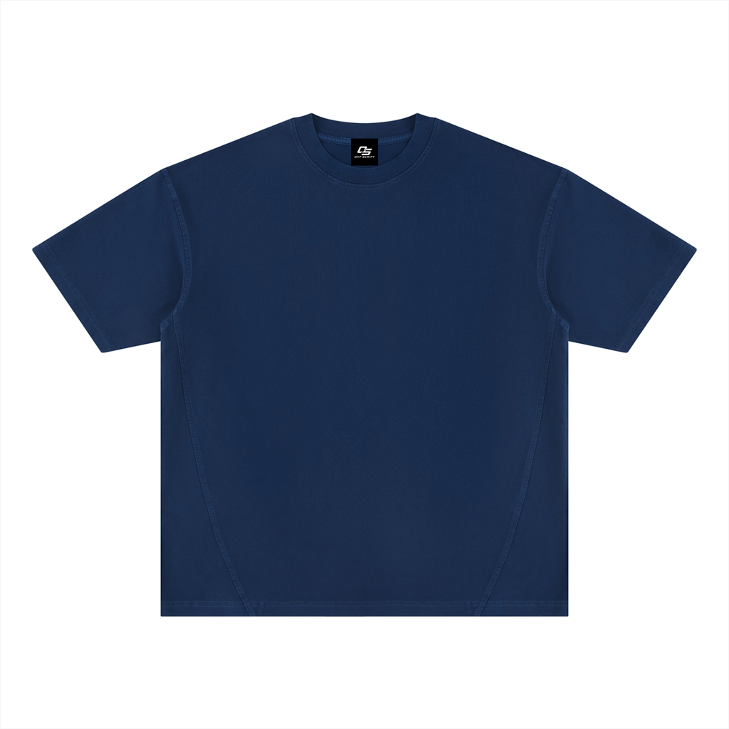 Unisex Vintage Wash Paneling T-Shirt