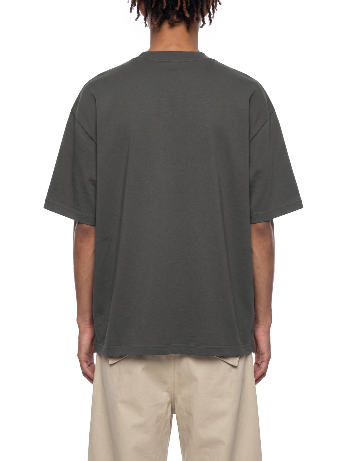 Unisex Oversized Piping Henley T-Shirt