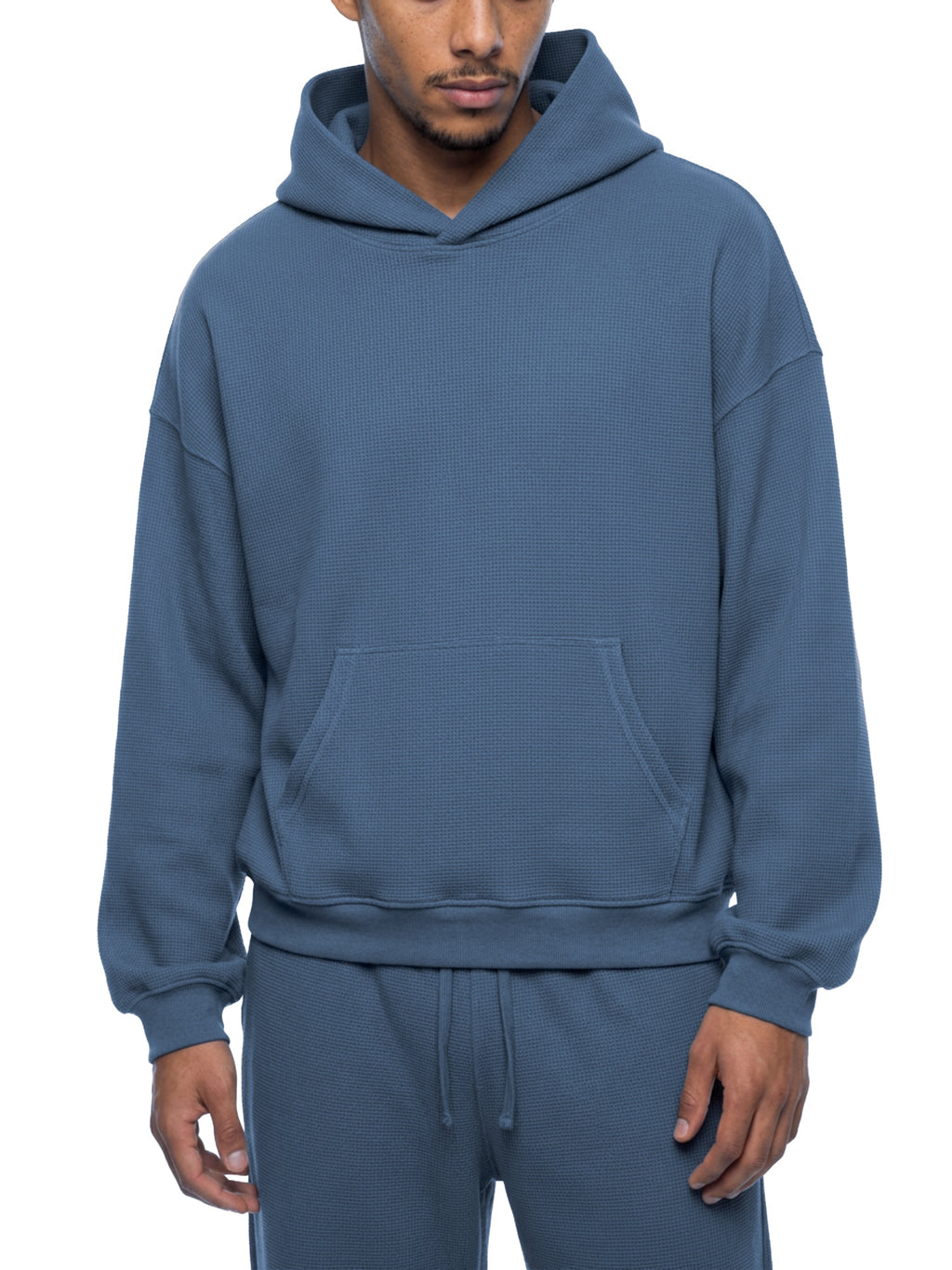 Unisex Waffle Boxy Hoodie
