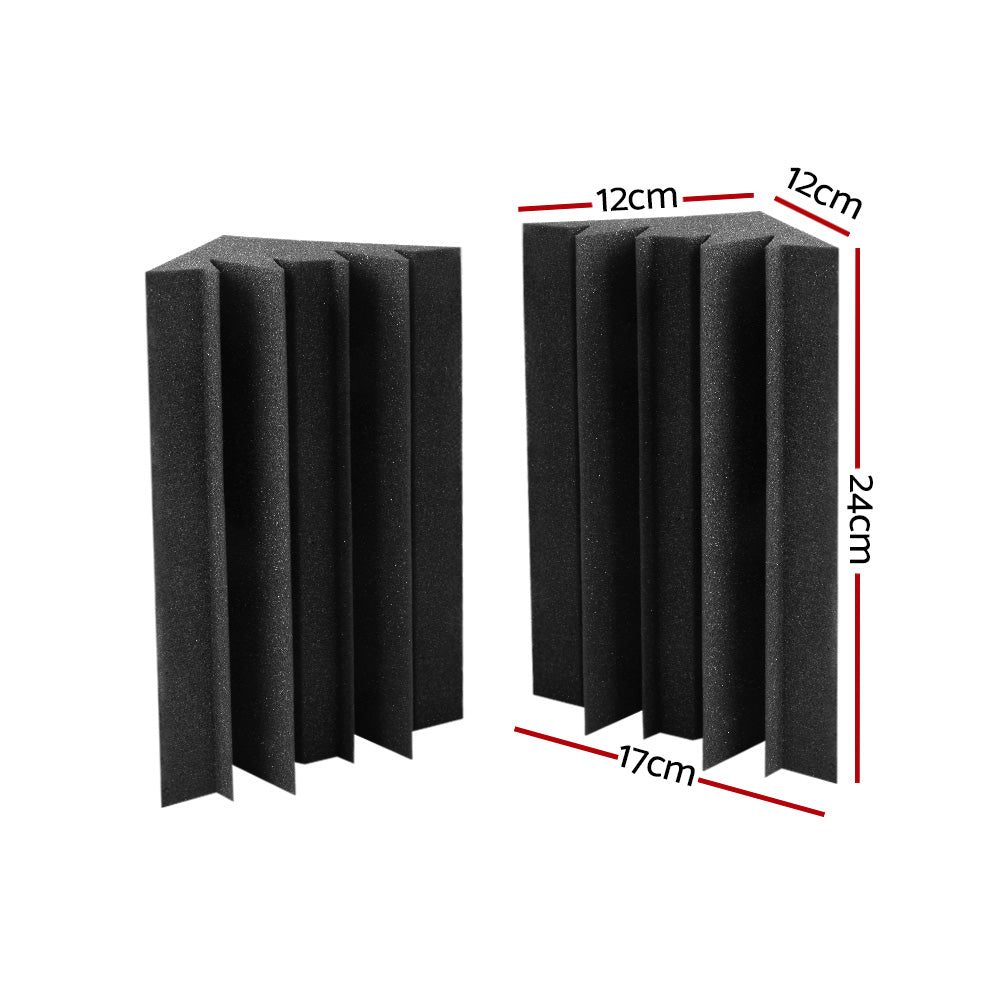 Alpha Acoustic Foam 40pcs Corner Bass Trap Sound Absorption Proofing Treatment — product image 2