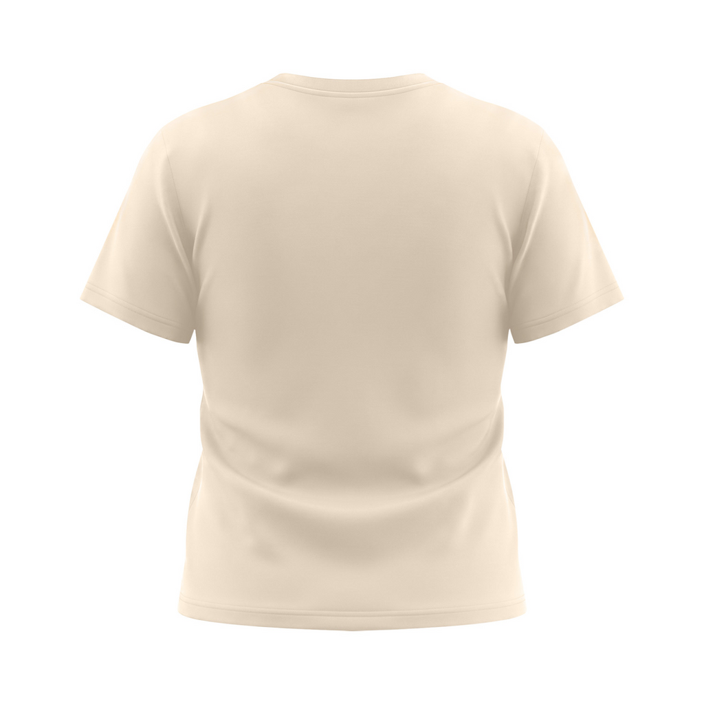 Women are Simple Women's Sorona Crewneck T-Shirt - Apricot back mockup
