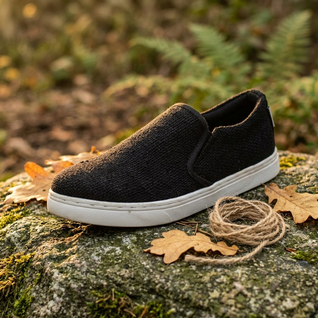 Hemp Slip-On Shoes – Vegan Hemp Flats