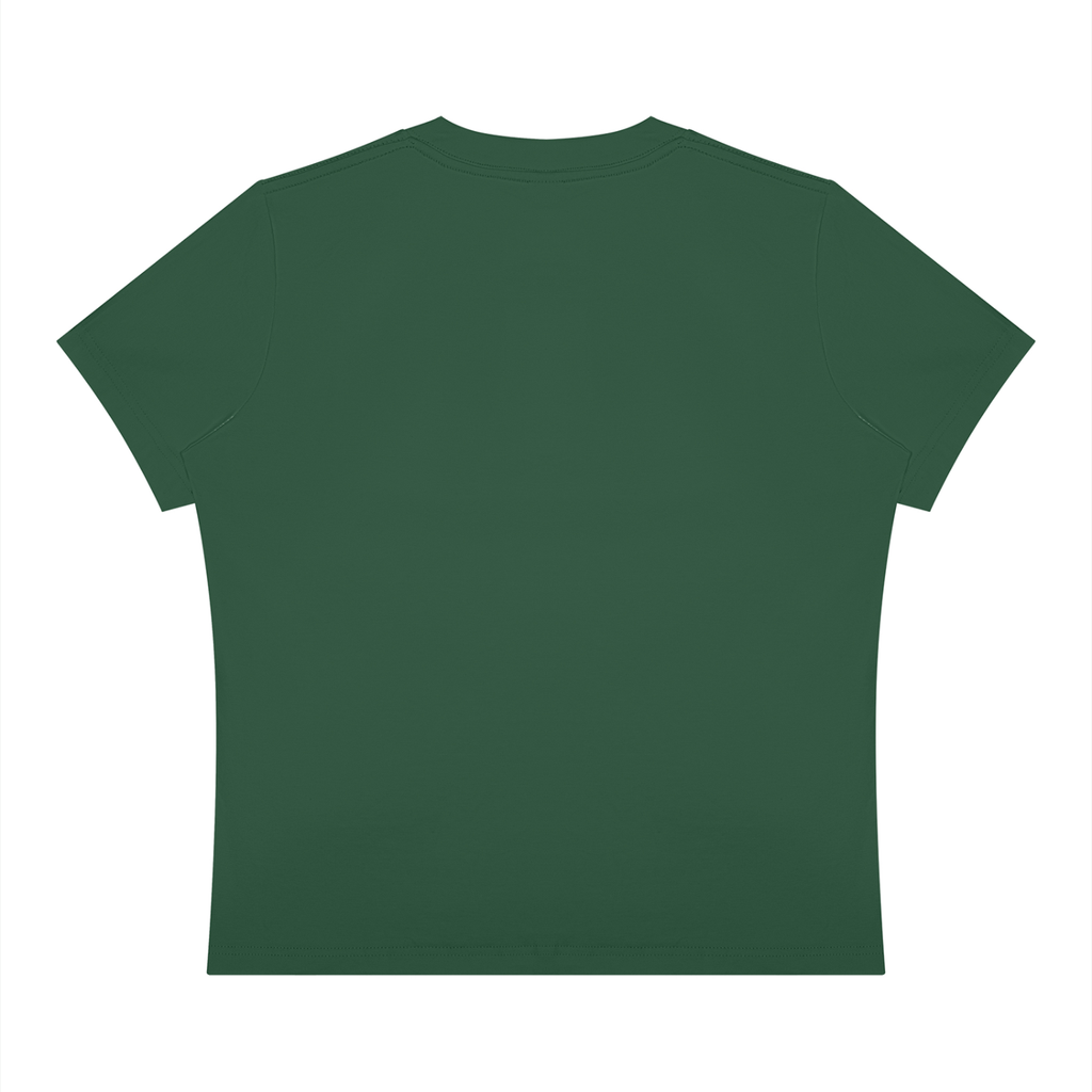 Women are Simple Women's Sorona Crewneck T-Shirt - Blackish Green back