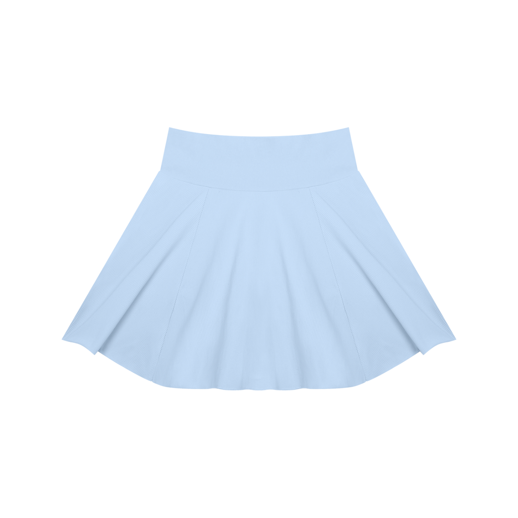 Off Script Women’s Pleated A-Line Tennis Skirt - Blue back
