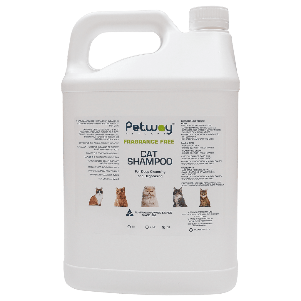 Petway Fragrance Free Cat Shampoo 5L