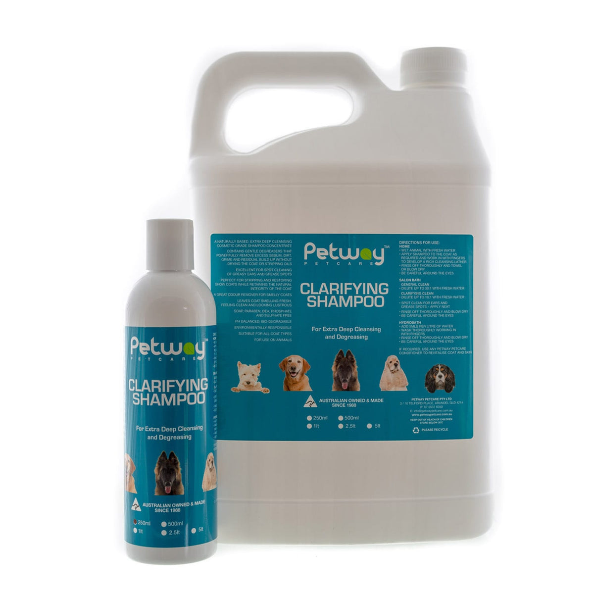 Petway Clarifying Shampoo larger bottle
