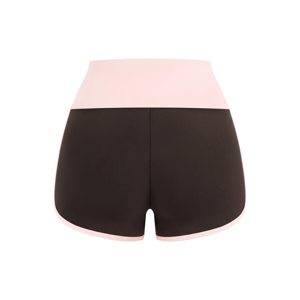 WB0105 Coffee with Light Pink back mockup