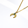 Cressa Blue Turquoise Moon Necklace