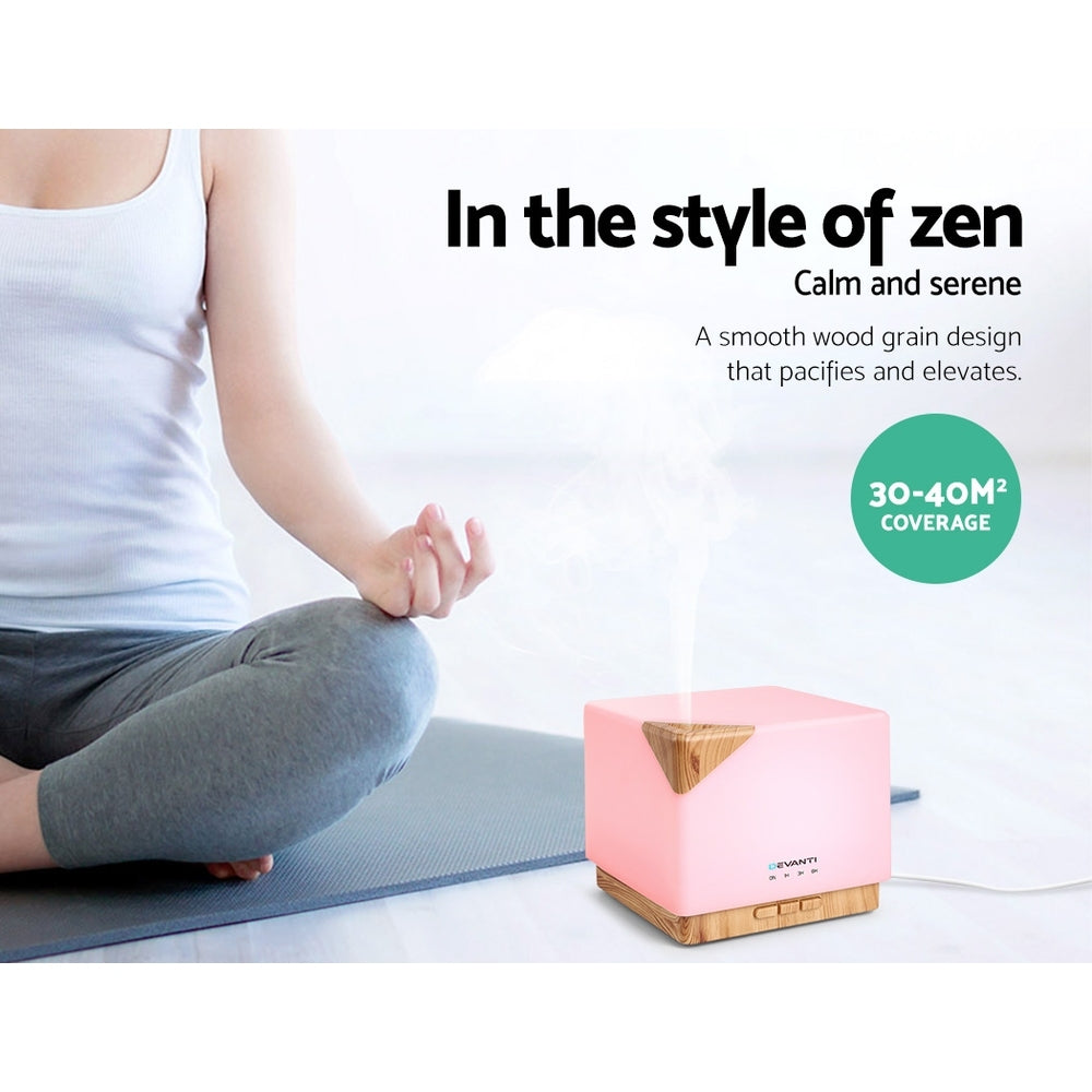 Devanti Aroma Diffuser Aromatherapy Humidifier 600ml — product image 4