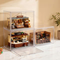 Artiss Stackable Acrylic Collectibles Display Cases – 3-Pack