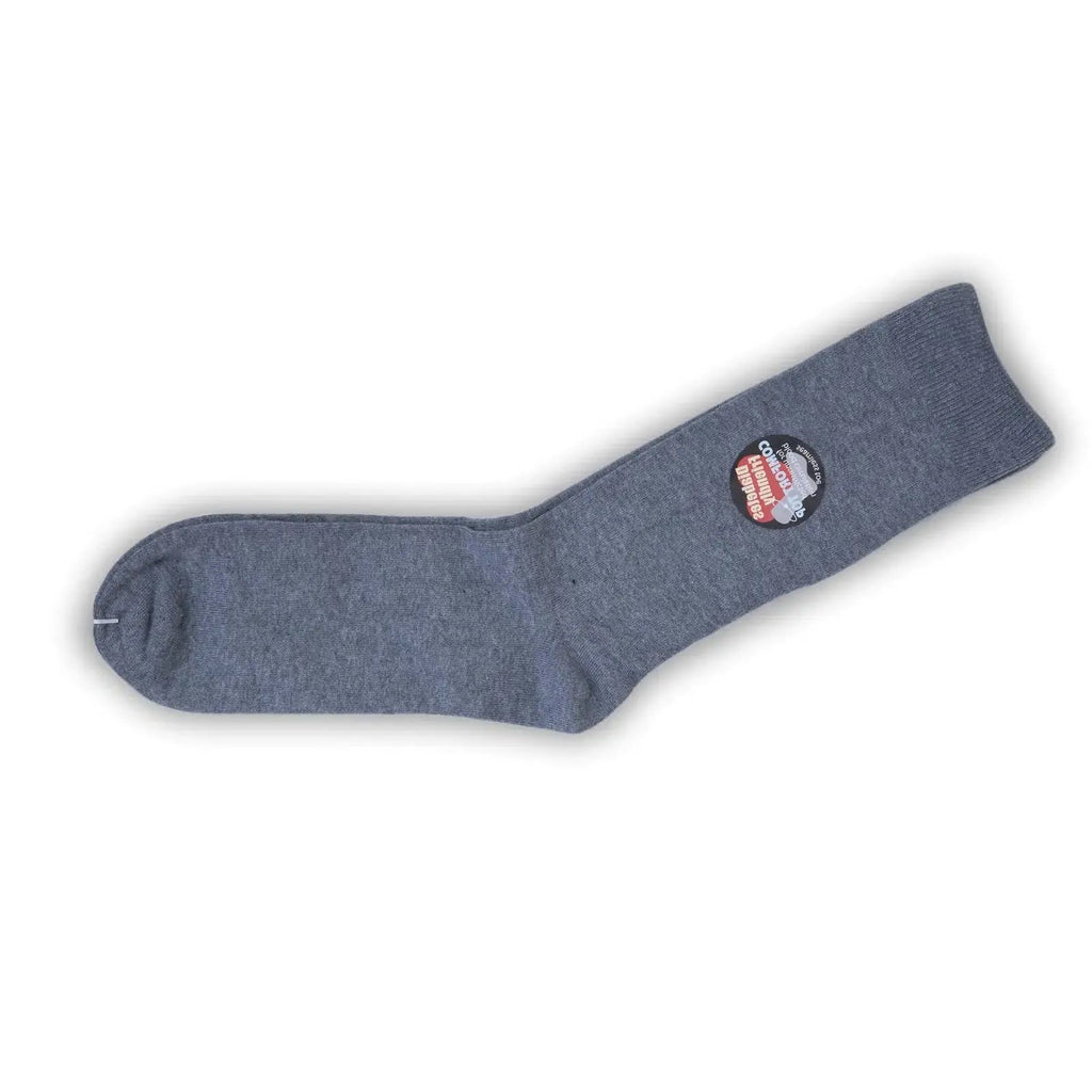 1 Pair Premium Relaxed Cuff Cotton Crew Socks Men Women