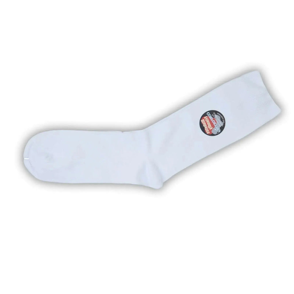 1 Pair Premium Relaxed Cuff Cotton Crew Socks Men Women