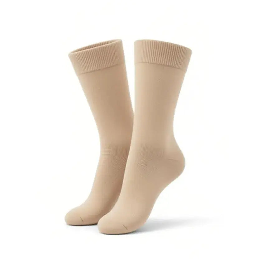 1 Pair Premium Relaxed Cuff Cotton Crew Socks Men Women