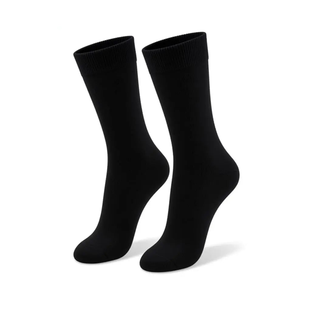 1 Pair Premium Relaxed Cuff Cotton Crew Socks Men Women