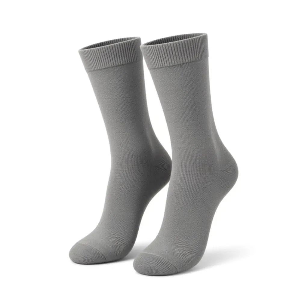 1 Pair Premium Relaxed Cuff Cotton Crew Socks Men Women