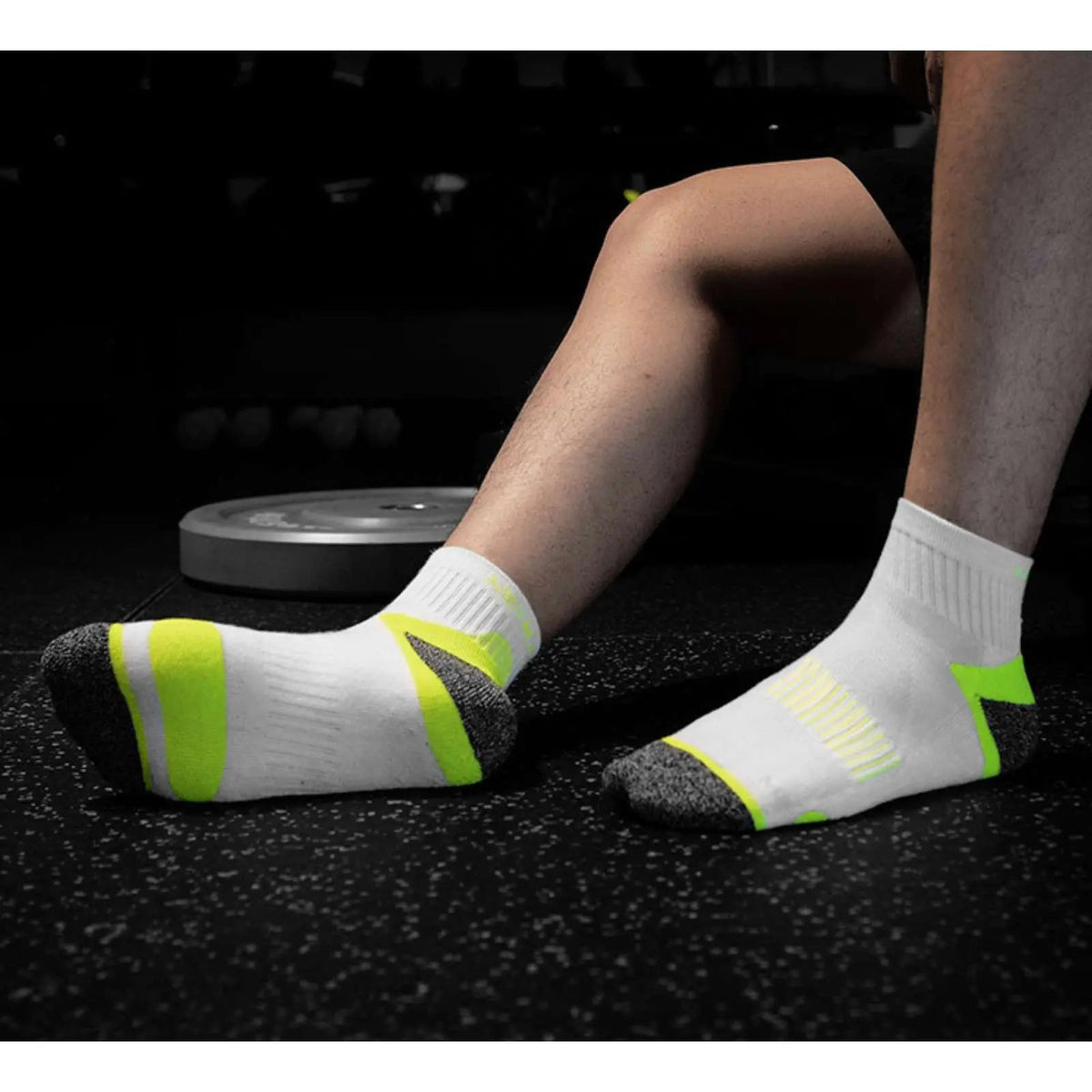 Pantsnsox 6 Pairs Anti-blister Ankle Athletic Half Work Cushioned Socks
