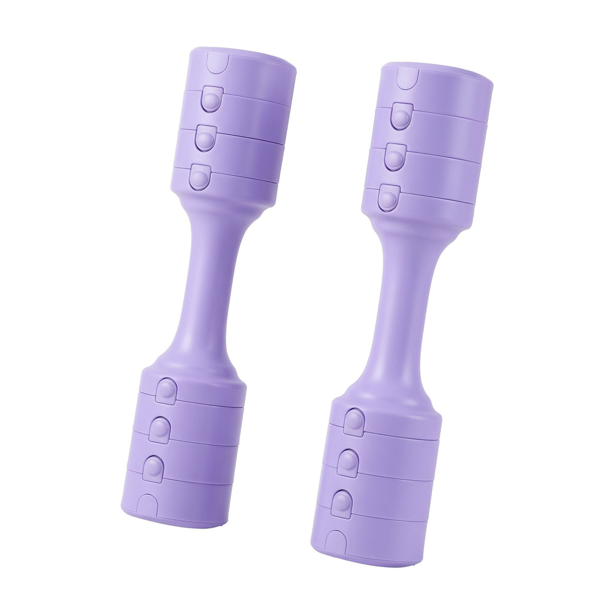 Everfit Adjustable Dumbbell Set 2.5kg x 2 Weights Set 4-in-1 for Women Home Gym Purple