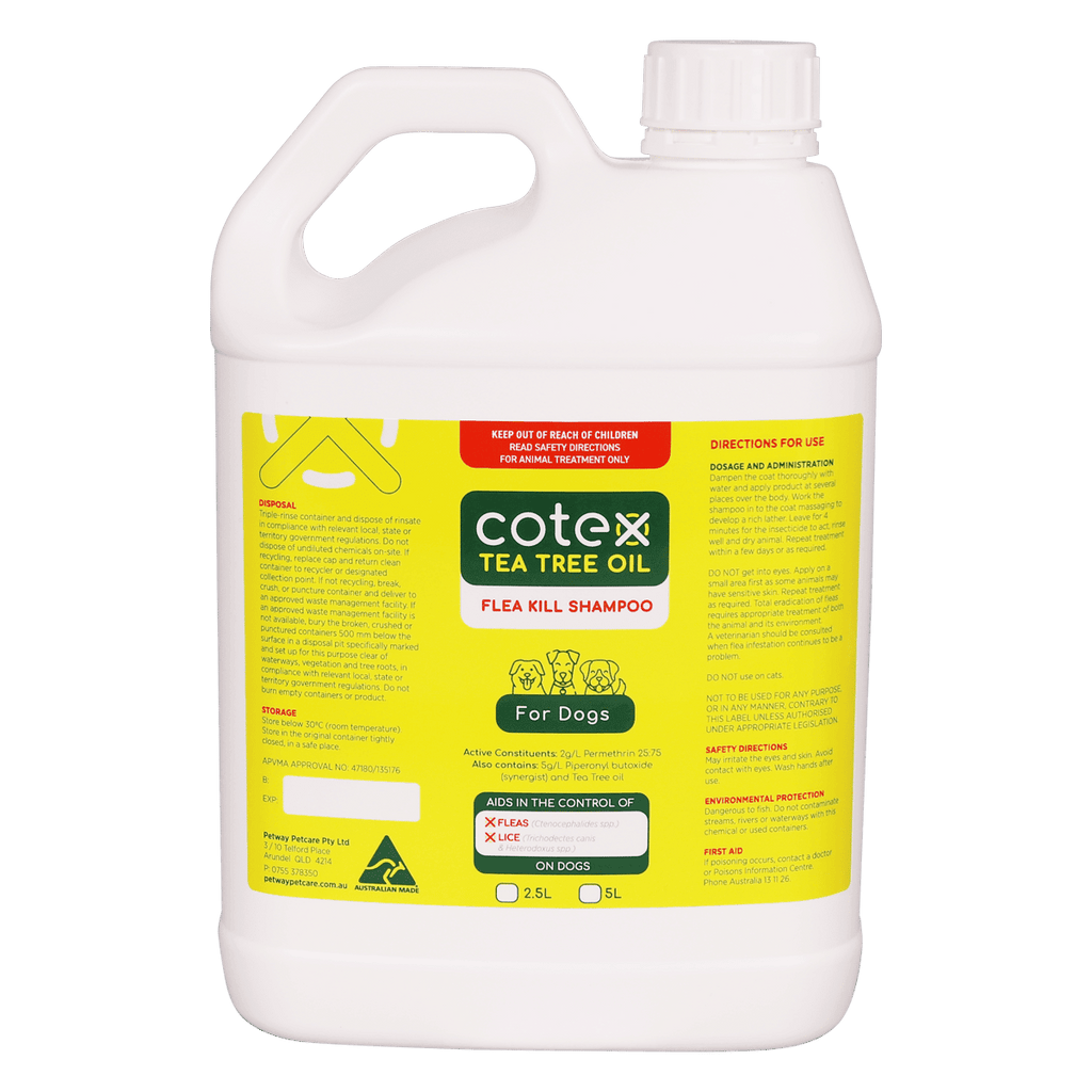 Petway Cotex Flea Kill Shampoo for Dogs 2.5L