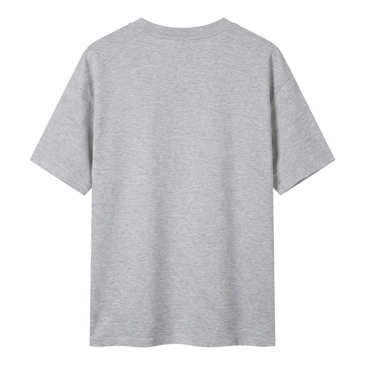 Flower Gray T-Shirt back mockup