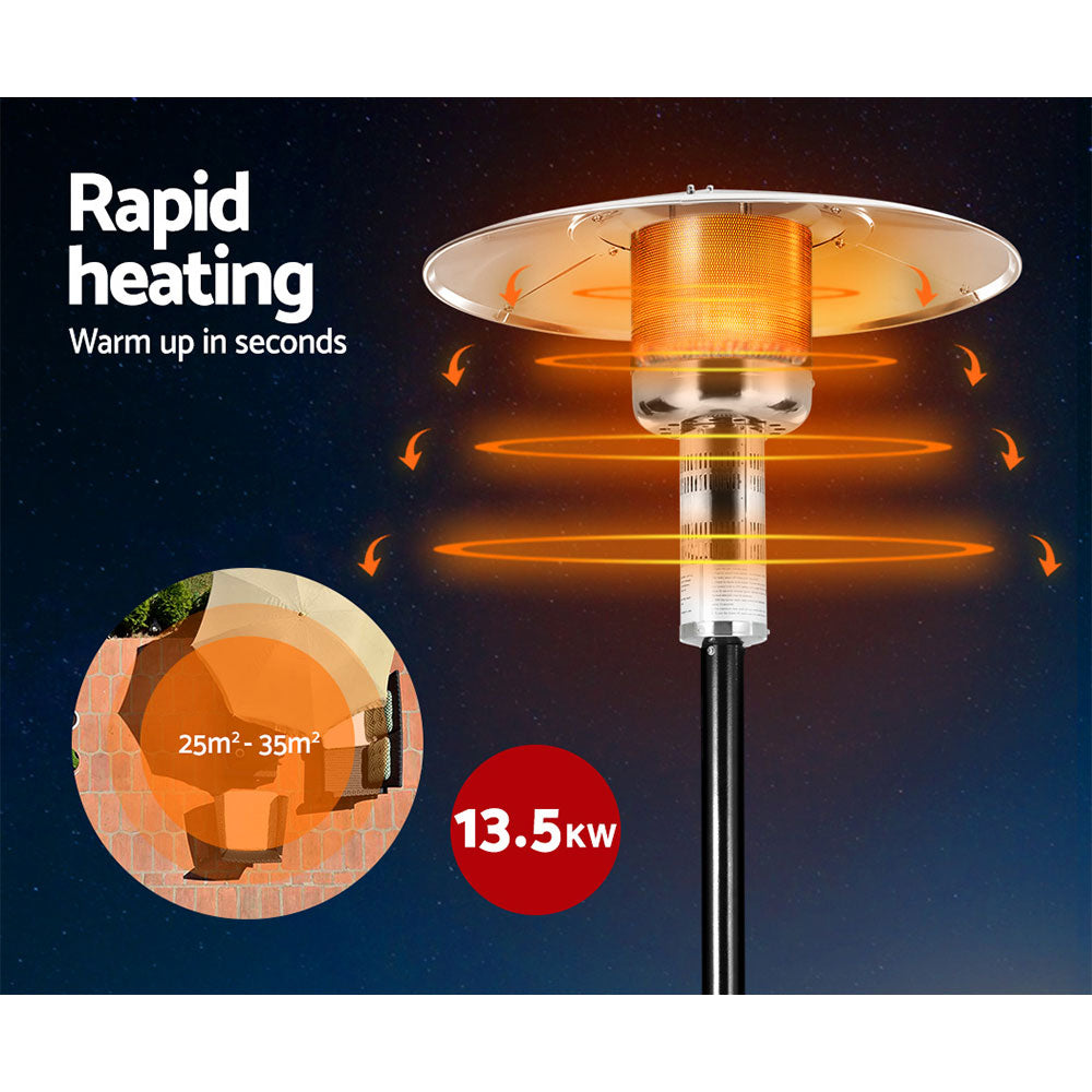Devanti Outdoor Gas Patio Heater — product image 6