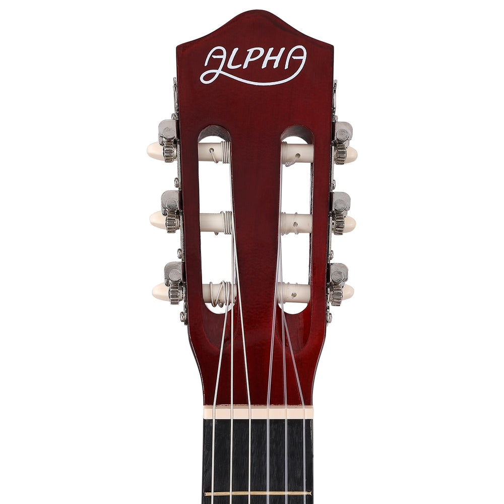 Alpha 39 Inch Classical Guitar Wooden Body Nylon String Beginner Gift Natural — product image 3