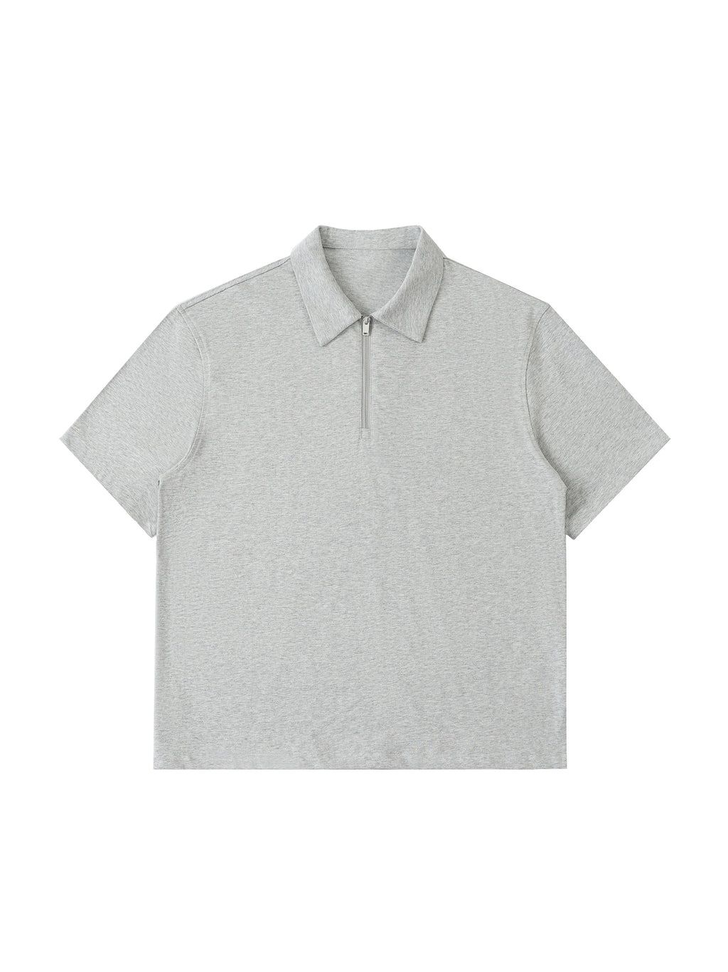 Half-Zip Cotton Polo Shirt gallery view