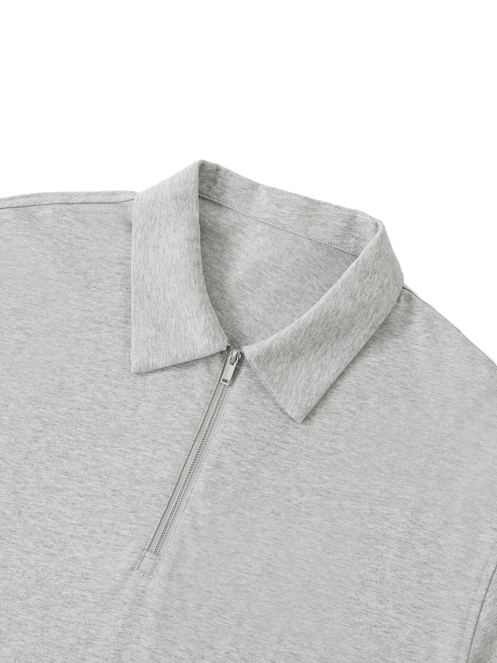 Half-Zip Cotton Polo Shirt gallery view