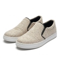 Natural Beige Hemp Slip-On Shoes – Undyed Organic Hemp Shoes