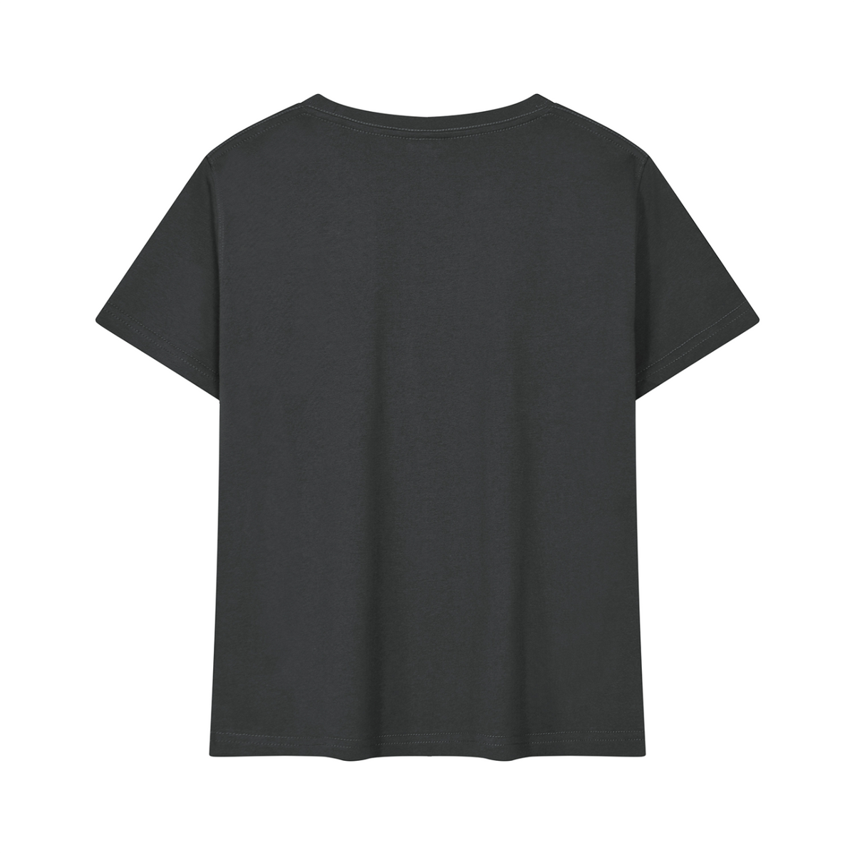 Happy Spouse Happy House women's baby T-shirt – Dark Gray back Mockup view