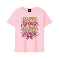 Happy Spouse Happy House women's baby T-shirt – Pink front Mockup view