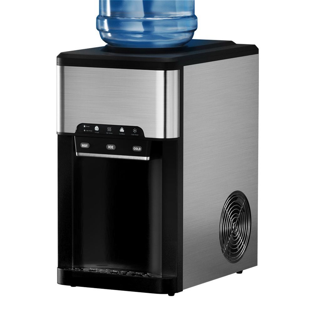 Devanti 20kg Ice Maker & Hot/Cold Water Dispenser – 3-in-1
