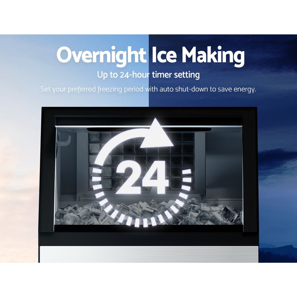 Devanti Commercial Ice Maker – Up to 45 kg/Day