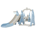 Keezi Kids Slide Swing Set Basketball Hoop Outdoor Playground Toys 170cm Blue — product image 1 of 8
