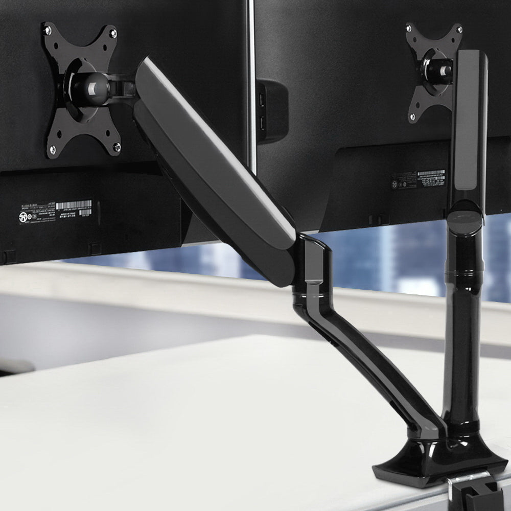 Artiss Monitor Arm Gas Spring Dual Desk Mount Screen Holder – product photo 8