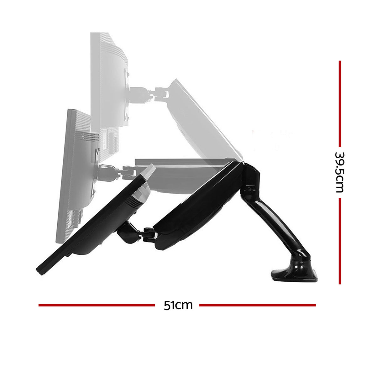 Artiss Monitor Arm Gas Spring Desk Mount Screen Holder – product photo 2