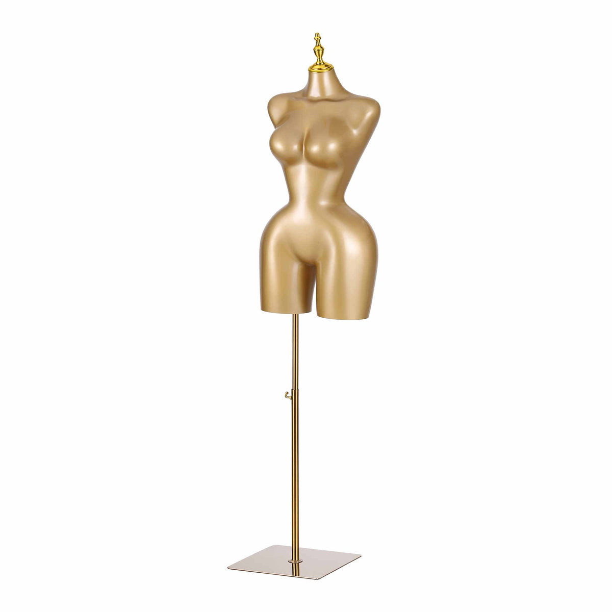 Embellir Female BBL Mannequin, Adjustable Dress Form Dummy Model Clothes Display, Gold — product image 2 of 9